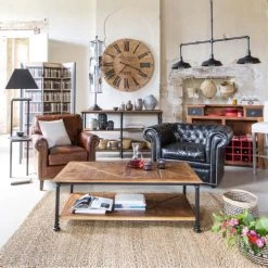 Maisons Du Monde Fauteuils Fauteuil En Cuir Marron Effet Vieilli 9 Maisons Du Monde Fauteuils Fauteuil En Cuir Marron Effet Vieilli -Fauteuils, poufs et repose-pieds Soldes fauteuil en cuir marron effet vieilli 1000 1 25 116383 13