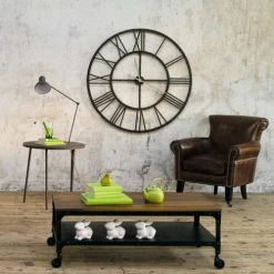 Fauteuils, poufs et repose-pieds Soldes -Fauteuils, poufs et repose-pieds Soldes fauteuil en cuir marron effet vieilli 1000 9 24 104984 8