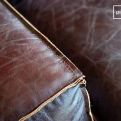 PIB Fauteuils Fauteuil En Cuir Pleine Fleur Rouge Marsala -Fauteuils, poufs et repose-pieds Soldes fauteuil en cuir pleine fleur rouge marsala 5