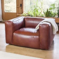 PIB Fauteuils Fauteuil En Cuir Rouge 7 PIB Fauteuils Fauteuil En Cuir Rouge -Fauteuils, poufs et repose-pieds Soldes fauteuil en cuir rouge 2