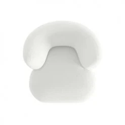 Potiron Paris Fauteuils Fauteuil En Laine Bouclée écrue -Fauteuils, poufs et repose-pieds Soldes fauteuil en laine bouclee ecrue 3