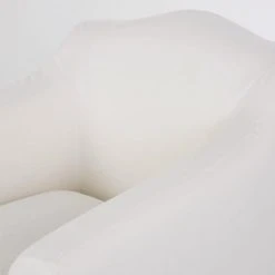 Maisons Du Monde Fauteuils Fauteuil En Lin Froissé Blanc -Fauteuils, poufs et repose-pieds Soldes fauteuil en lin froisse blanc 1000 5 15 201489 3