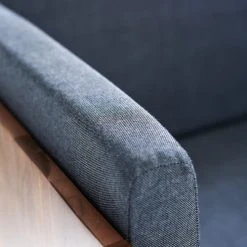 Tikamoon Fauteuils Fauteuil En Palissandre Massif Et Tissu -Fauteuils, poufs et repose-pieds Soldes fauteuil en palissandre massif et tissu 3