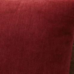 Grenier Alpin Fauteuils Fauteuil En Pin Recyclé Et Tissu Rouge -Fauteuils, poufs et repose-pieds Soldes fauteuil en pin recycle et tissu rouge 3