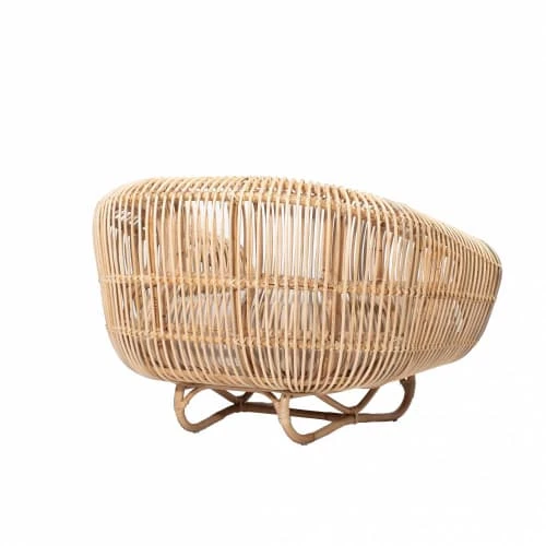 HYDILE Fauteuils Fauteuil En Rotin Naturel 4 HYDILE Fauteuils Fauteuil En Rotin Naturel – Image 4