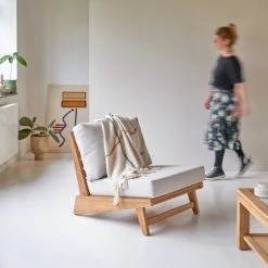 Tikamoon Fauteuils Fauteuil En Teck Massif