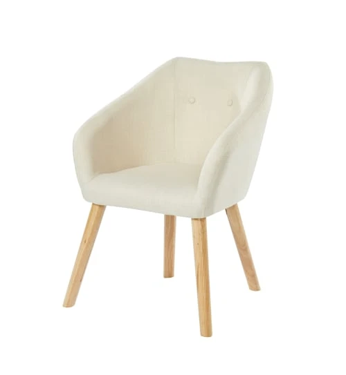 Baita Fauteuils Fauteuil En Tissu 1 Place Blanc Crème 1 Baita Fauteuils Fauteuil En Tissu 1 Place Blanc Crème