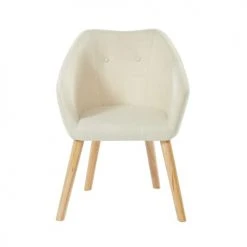 Baita Fauteuils Fauteuil En Tissu 1 Place Blanc Crème 8 Baita Fauteuils Fauteuil En Tissu 1 Place Blanc Crème -Fauteuils, poufs et repose-pieds Soldes fauteuil en tissu 1 place blanc creme 3