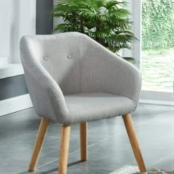 Fauteuils, poufs et repose-pieds Soldes -Fauteuils, poufs et repose-pieds Soldes fauteuil en tissu 1 place gris 10