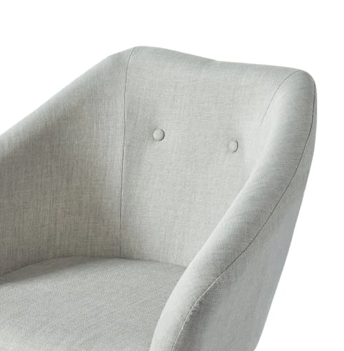 Baita Fauteuils Fauteuil En Tissu 1 Place Gris 3 Baita Fauteuils Fauteuil En Tissu 1 Place Gris – Image 3