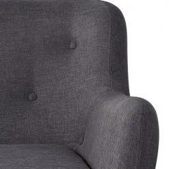 Baita Fauteuils Fauteuil En Tissu 1 Place Gris -Fauteuils, poufs et repose-pieds Soldes fauteuil en tissu 1 place gris 7