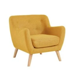 Baita Fauteuils Fauteuil En Tissu 1 Place Jaune 8 Baita Fauteuils Fauteuil En Tissu 1 Place Jaune -Fauteuils, poufs et repose-pieds Soldes fauteuil en tissu 1 place jaune 2