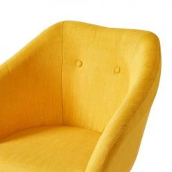 Baita Fauteuils Fauteuil En Tissu 1 Place Jaune -Fauteuils, poufs et repose-pieds Soldes fauteuil en tissu 1 place jaune 8