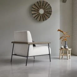 Tikamoon Fauteuils Fauteuil En Tissu -Fauteuils, poufs et repose-pieds Soldes fauteuil en tissu 3