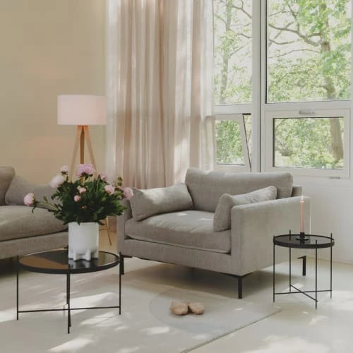 Zuiver Fauteuils Fauteuil En Tissu Beige 2 Zuiver Fauteuils Fauteuil En Tissu Beige – Image 2