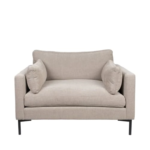 Zuiver Fauteuils Fauteuil En Tissu Beige 4 Zuiver Fauteuils Fauteuil En Tissu Beige – Image 4