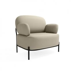 Potiron Paris Fauteuils Fauteuil En Tissu Beige -Fauteuils, poufs et repose-pieds Soldes fauteuil en tissu beige 9