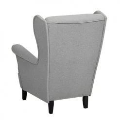 Beliani Fauteuils Fauteuil En Tissu Gris -Fauteuils, poufs et repose-pieds Soldes fauteuil en tissu gris 10