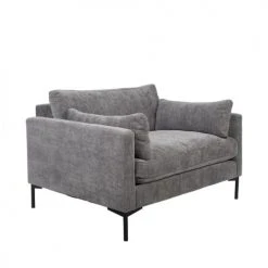 Zuiver Fauteuils Fauteuil En Tissu Gris