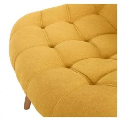 Rendez Vous Déco Fauteuils Fauteuil En Tissu Jaune -Fauteuils, poufs et repose-pieds Soldes fauteuil en tissu jaune 10