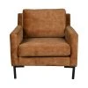 Dutchbone Fauteuils Fauteuil En Tissu Marron