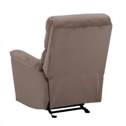 Beliani Fauteuils Fauteuil En Tissu Marron Clair -Fauteuils, poufs et repose-pieds Soldes fauteuil en tissu marron clair 5