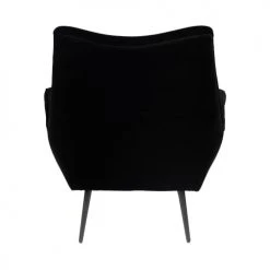 Dutchbone Fauteuils Fauteuil En Tissu Noir -Fauteuils, poufs et repose-pieds Soldes fauteuil en tissu noir 5