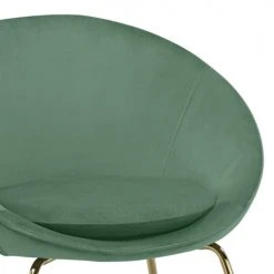 Baita Fauteuils Fauteuil En Velours 1 Place Vert -Fauteuils, poufs et repose-pieds Soldes fauteuil en velours 1 place vert 4