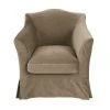 Maisons Du Monde Fauteuils Fauteuil En Velours Beige