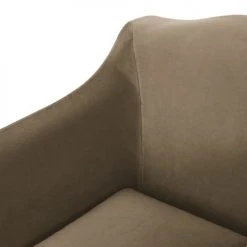 Maisons Du Monde Fauteuils Fauteuil En Velours Beige -Fauteuils, poufs et repose-pieds Soldes fauteuil en velours beige 1000 12 15 221743 3