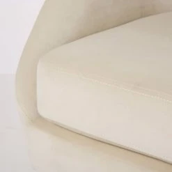 Maisons Du Monde Fauteuils Fauteuil En Velours Beige -Fauteuils, poufs et repose-pieds Soldes fauteuil en velours beige 1000 13 0 185976 3