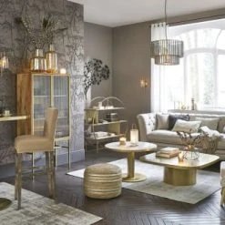 Maisons Du Monde Fauteuils Fauteuil En Velours Beige -Fauteuils, poufs et repose-pieds Soldes fauteuil en velours beige 1000 13 0 185976 8