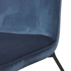 Maisons Du Monde Fauteuils Fauteuil En Velours Bleu -Fauteuils, poufs et repose-pieds Soldes fauteuil en velours bleu 1000 3 2 216277 3
