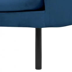 Beliani Fauteuils Fauteuil En Velours Bleu Foncé -Fauteuils, poufs et repose-pieds Soldes fauteuil en velours bleu fonce 11