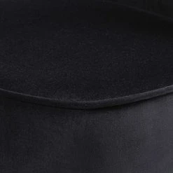 Maisons Du Monde Fauteuils Fauteuil En Velours De Coton Noir -Fauteuils, poufs et repose-pieds Soldes fauteuil en velours de coton noir 1000 2 12 165939 3