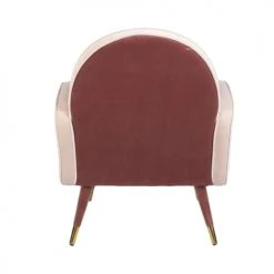 Zuiver Fauteuils Fauteuil En Velours Et Tissu Rose -Fauteuils, poufs et repose-pieds Soldes fauteuil en velours et tissu rose 5