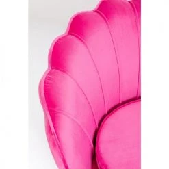 Kare Design Fauteuils Fauteuil En Velours Fuchsia Et Acier Doré -Fauteuils, poufs et repose-pieds Soldes fauteuil en velours fuchsia et acier dore 2