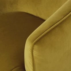 Maisons Du Monde Fauteuils Fauteuil En Velours Jaune Moutarde -Fauteuils, poufs et repose-pieds Soldes fauteuil en velours jaune moutarde 1000 3 33 209953 4