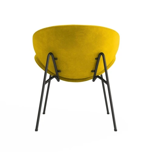 Potiron Paris Fauteuils Fauteuil En Velours Jaune Moutarde 6 Potiron Paris Fauteuils Fauteuil En Velours Jaune Moutarde – Image 6
