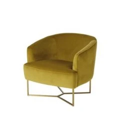 Maisons Du Monde Fauteuils Fauteuil En Velours Noir -Fauteuils, poufs et repose-pieds Soldes fauteuil en velours jaune moutarde sonate 1000 3 33 209953 1