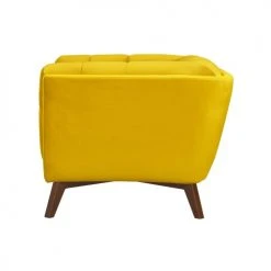 Rendez Vous Déco Fauteuils Fauteuil En Velours Jaune Pieds -Fauteuils, poufs et repose-pieds Soldes fauteuil en velours jaune pieds 5