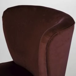 Maisons Du Monde Fauteuils Fauteuil En Velours Noir Et Marron -Fauteuils, poufs et repose-pieds Soldes fauteuil en velours noir et marron 1000 4 4 225832 4