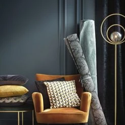 Maisons Du Monde Fauteuils Fauteuil En Velours Orange écureuil -Fauteuils, poufs et repose-pieds Soldes fauteuil en velours orange ecureuil 1000 3 15 198988 5