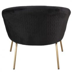 Zago Fauteuils Fauteuil En Velours Piqué Et Pieds Dorés -Fauteuils, poufs et repose-pieds Soldes fauteuil en velours pique et pieds dores 2