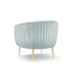 Micadoni Home Fauteuils Fauteuil En Velours Pistache -Fauteuils, poufs et repose-pieds Soldes fauteuil en velours pistache 2