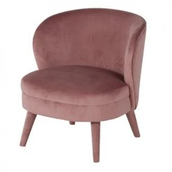 Maisons Du Monde Fauteuils Fauteuil En Velours Rose