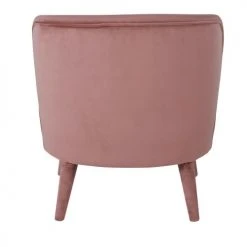 Maisons Du Monde Fauteuils Fauteuil En Velours Rose -Fauteuils, poufs et repose-pieds Soldes fauteuil en velours rose 1000 13 40 216151 4