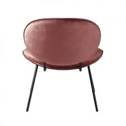 Maisons Du Monde Fauteuils Fauteuil En Velours Terracotta -Fauteuils, poufs et repose-pieds Soldes fauteuil en velours terracotta 1000 5 5 209802 3