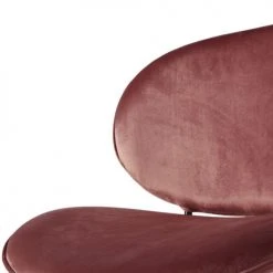 Maisons Du Monde Fauteuils Fauteuil En Velours Terracotta -Fauteuils, poufs et repose-pieds Soldes fauteuil en velours terracotta 1000 5 5 209802 4