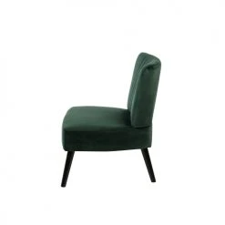 Beliani Fauteuils Fauteuil En Velours Vert -Fauteuils, poufs et repose-pieds Soldes fauteuil en velours vert 3